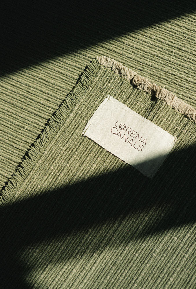 Handloom Area Rug Kaki