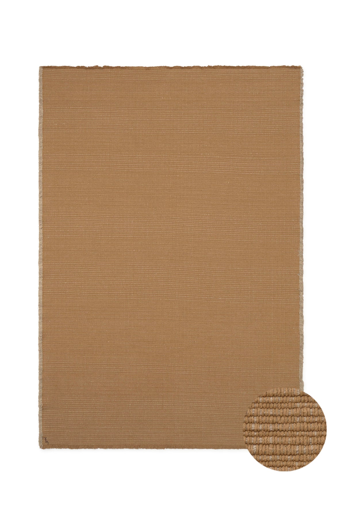 Handloom Area Rug Ochre