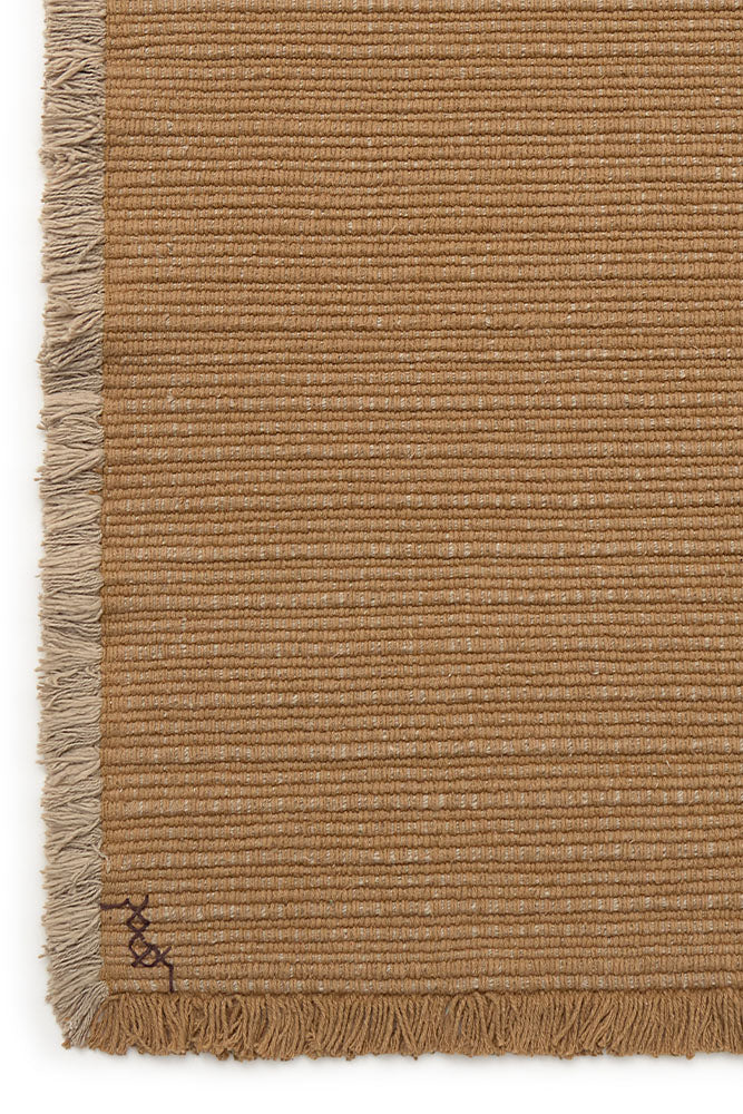 Handloom Area Rug Ochre