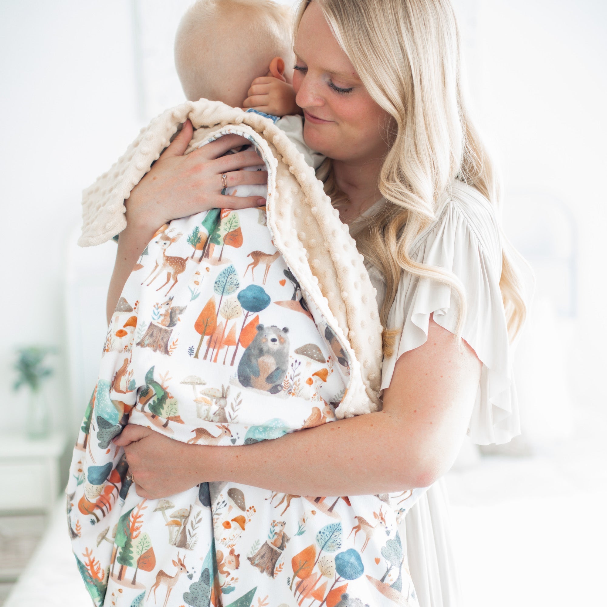 Baby & Toddler Minky Blanket -enchanted Forest