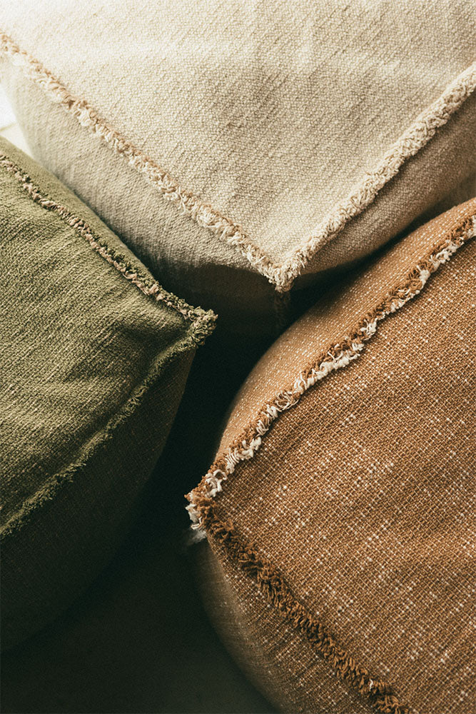Handloom Puff Kaki