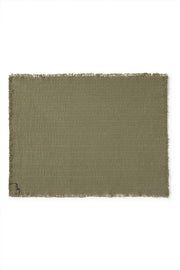 Handloom Placemats Kaki (set Of 4)
