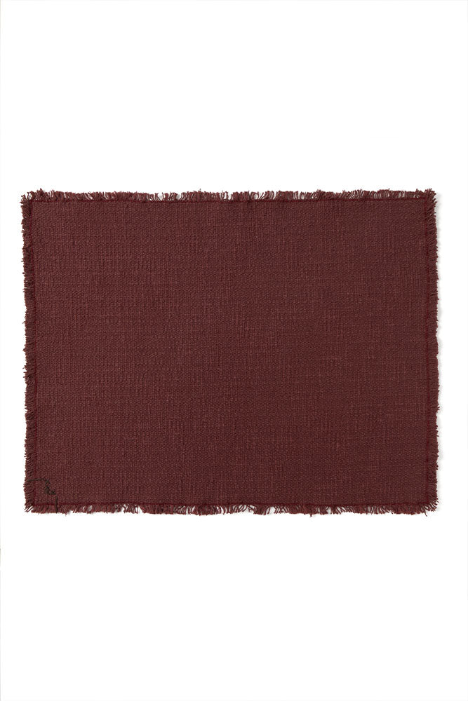 Handloom Placemats Marsala (set Of 4)