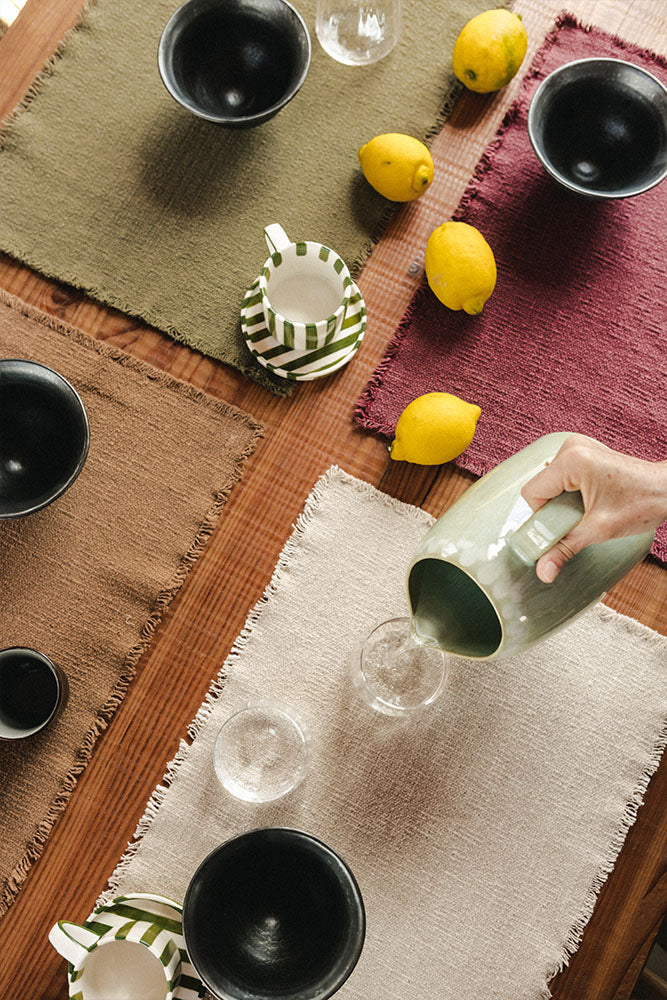 Handloom Placemats Natural (set Of 4)