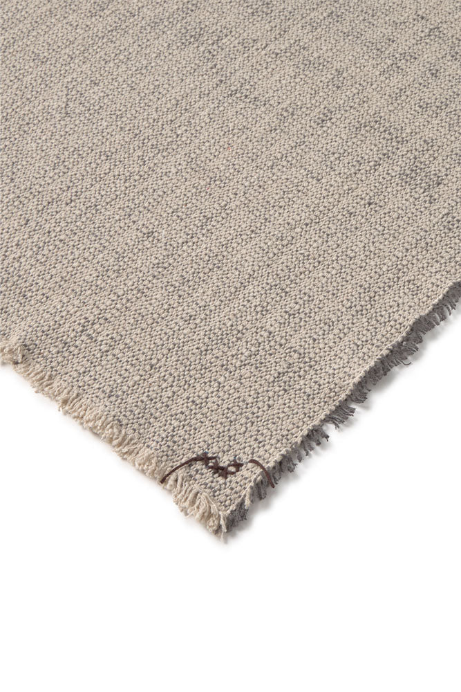 Handloom Placemats Natural And Dark Grey (set Of 4)