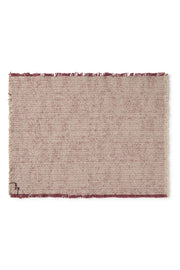 Handloom Placemats Natural And Marsala (set Of 4)