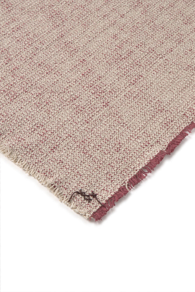 Handloom Placemats Natural And Marsala (set Of 4)