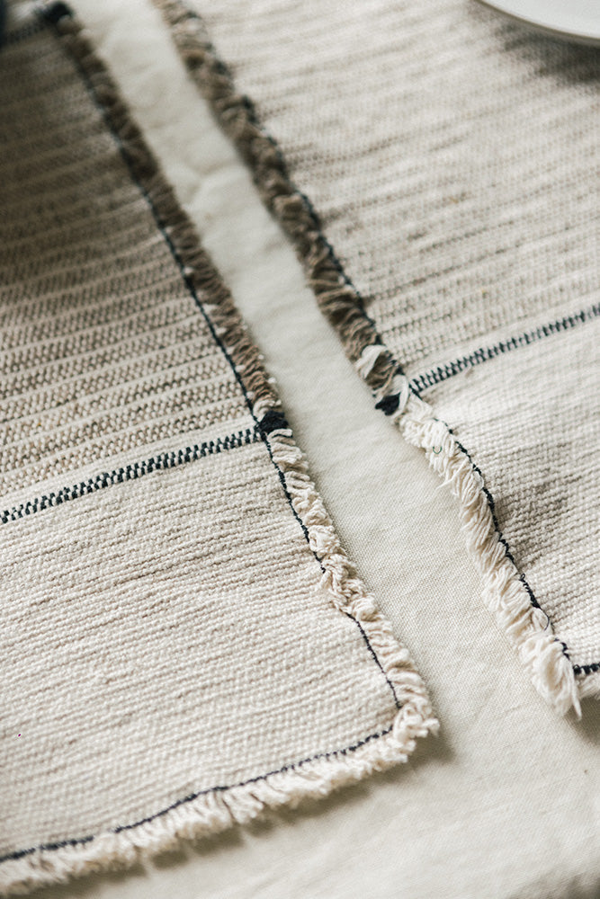 Handloom Placemats Polanco (set Of 4)