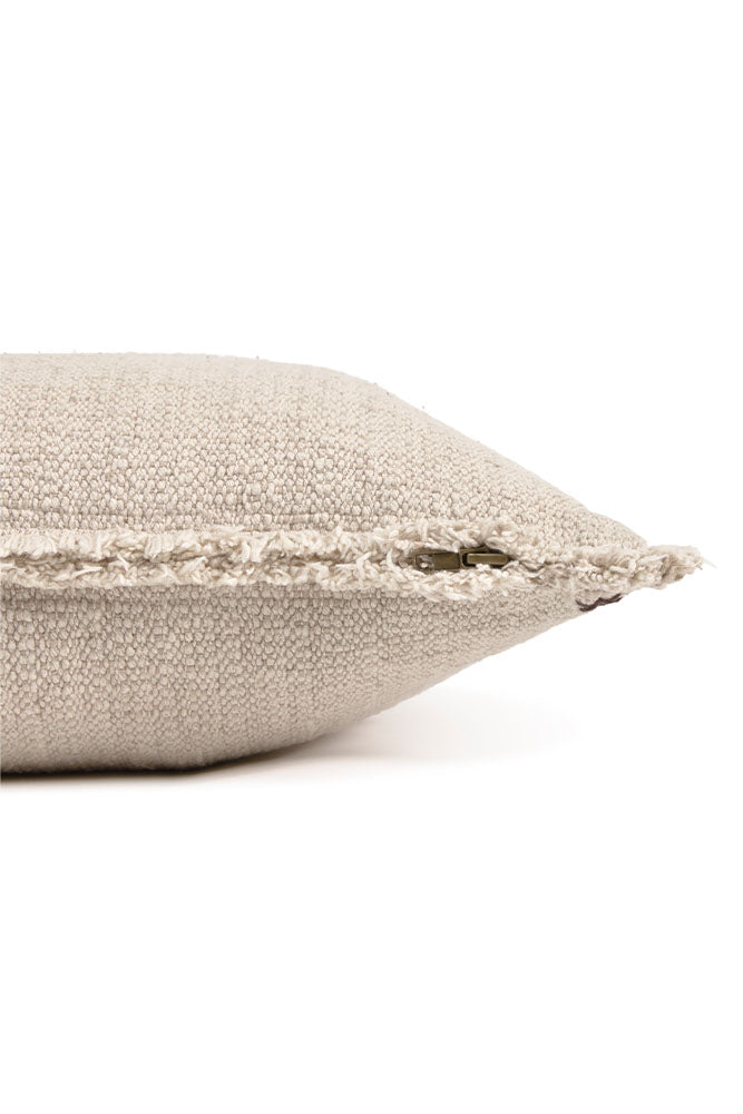 Handloom Square Cushion Beige