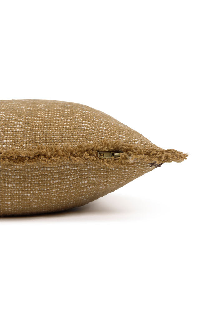 Handloom Rectangular Cushion Ochre