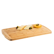 Bamboo Cutting Board Tray 23.5"l X 15.5"w X 0.7"h  Eco Friendly Kitchen Gadget  Wooden Serving Trays For Meat, Vegetables, Cheese And Charcuterie Board
