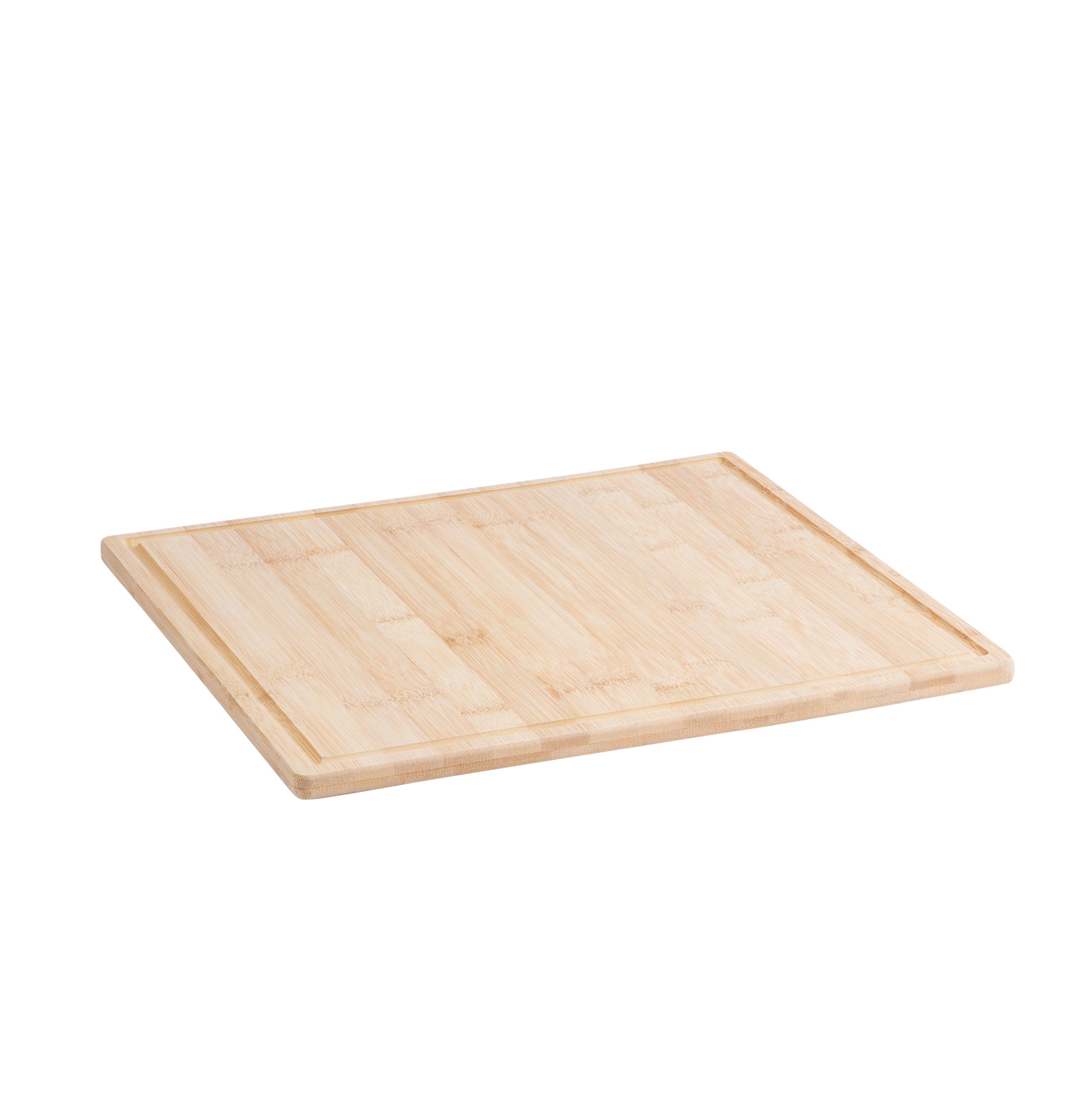 Bamboo Cutting Board Tray 14x14x0.5  2 Pack