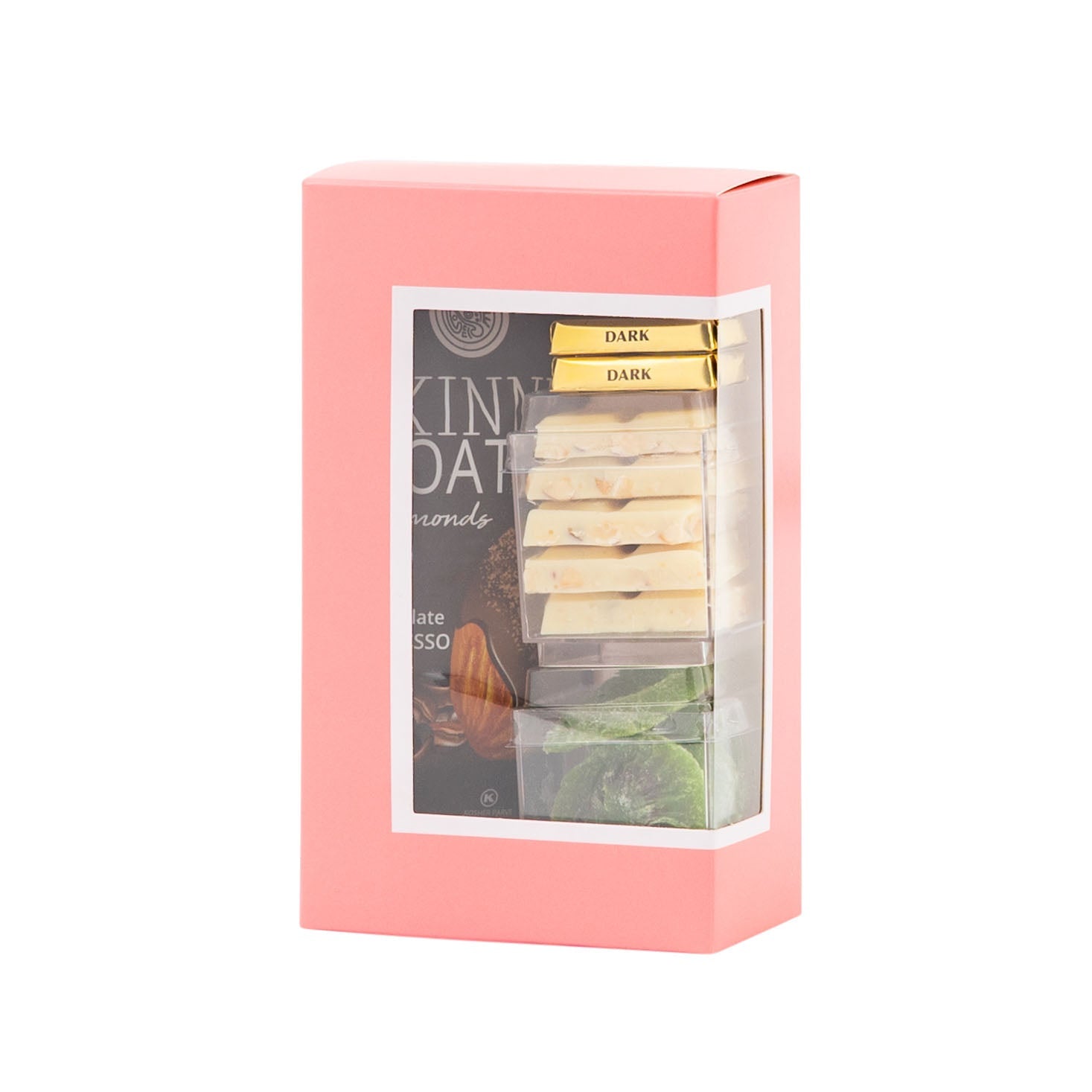 Pink Decorative Pastry Boxes With Window 3.5 X 2 X 6 Inch Treat Boxes 12 Pack