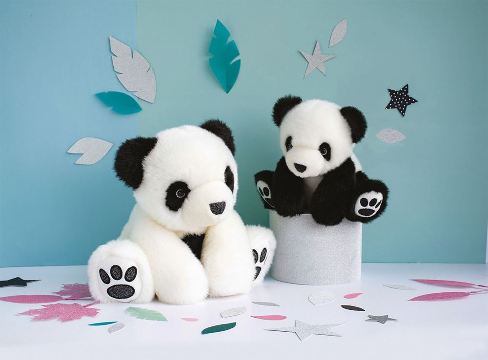 Histoire D'ours White Panda Plush