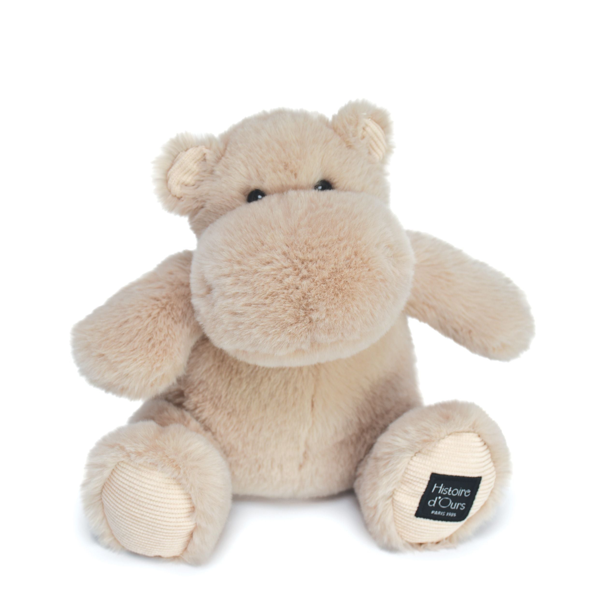 Histoire D’ours Hip Cool: Sand Beige Hippo Plush