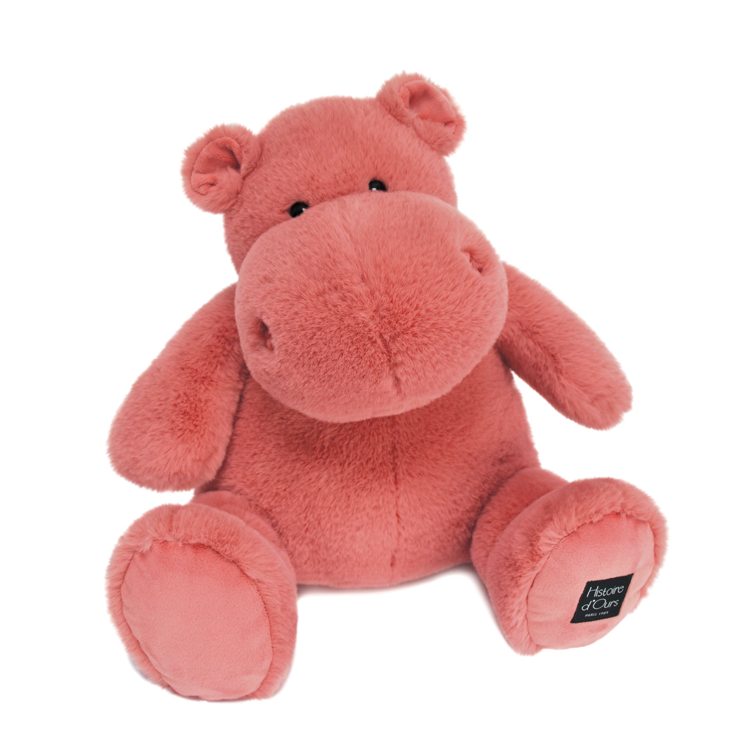 Histoire D’ours Hip Hug: Terracotta Hippo Plush