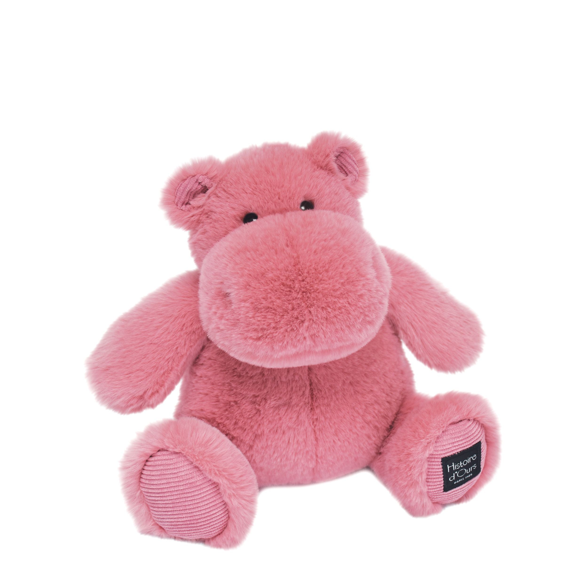 Histoire D’ours Hip Fun: Pomegranate Hippo Plush