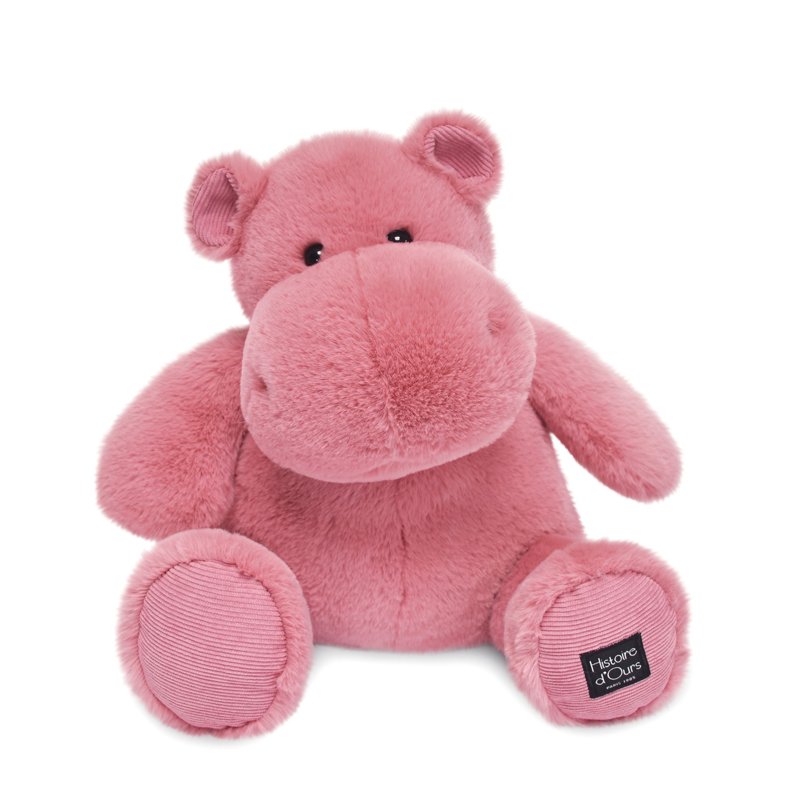 Histoire D’ours Hip Fun: Pomegranate Hippo Plush