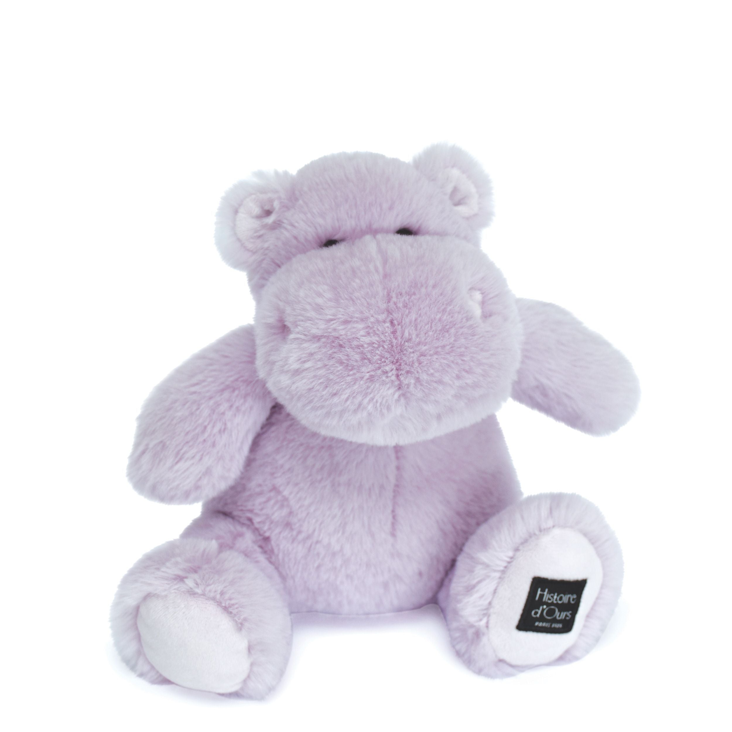 Histoire D’ours Hip Power: Lilac Hippo Plush