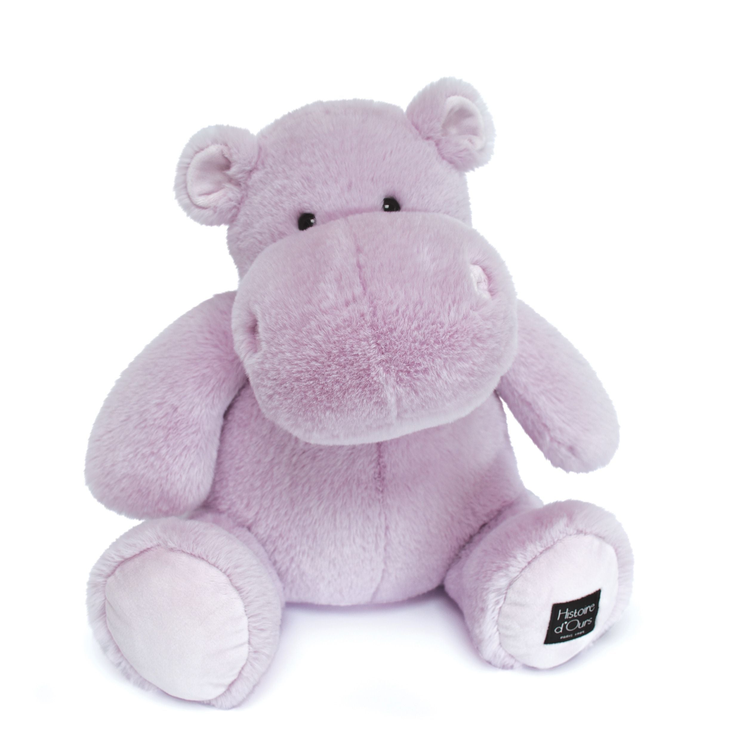 Histoire D’ours Hip Power: Lilac Hippo Plush