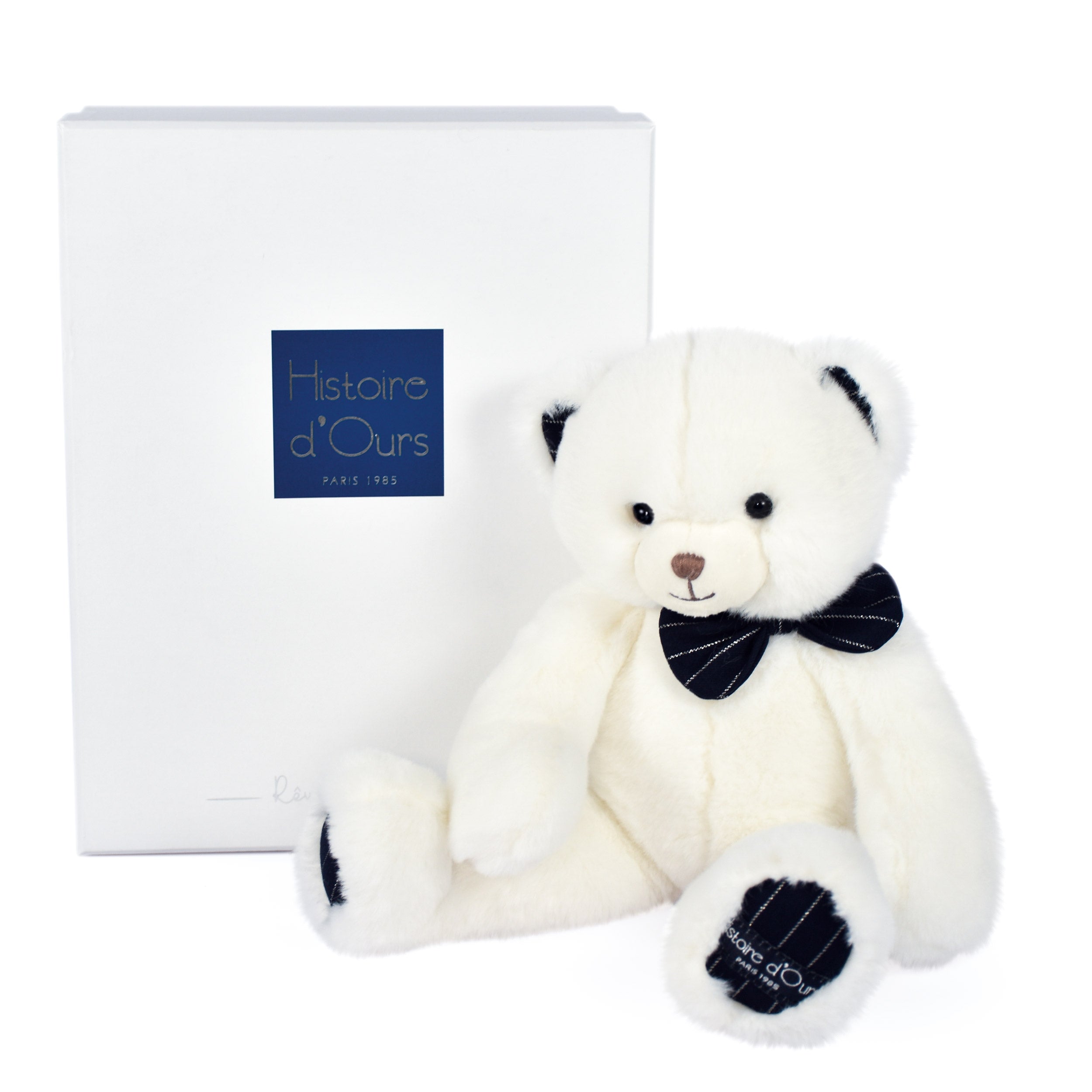 Histoire D’ours Preppy Chic: Ivory Bear