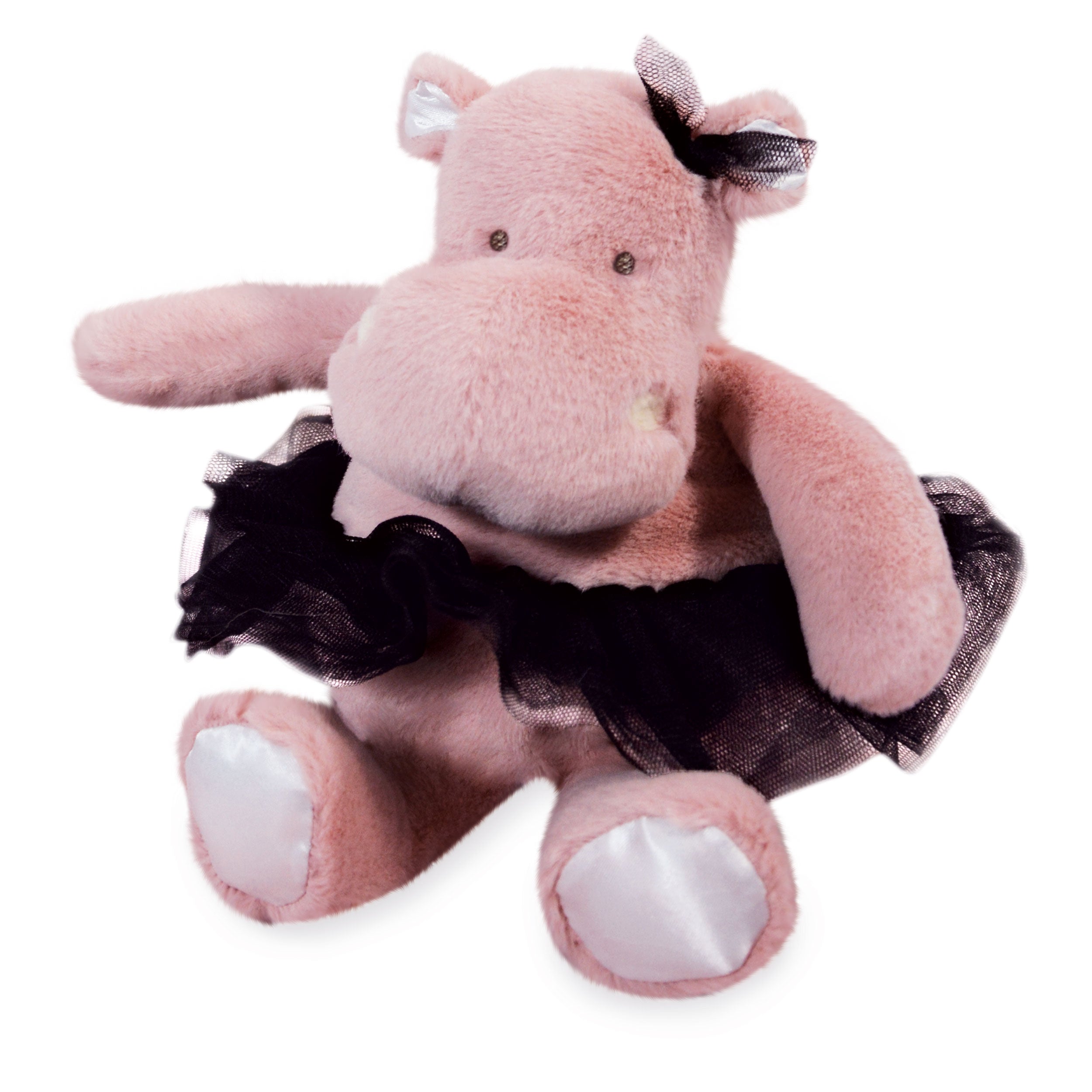 Histoire D’ours Pink Tutu Hippo Plush