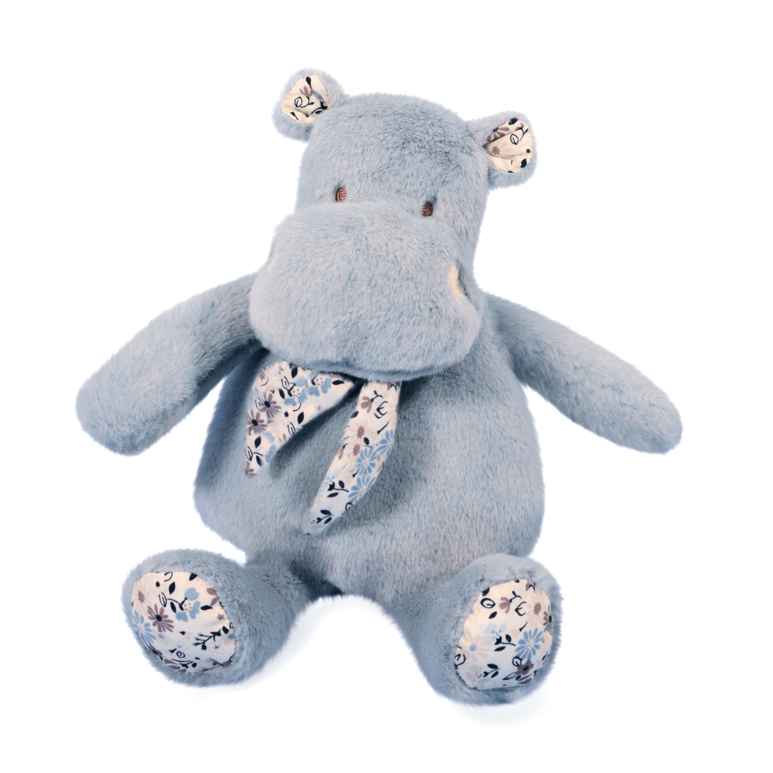 Histoire D’ours Soft Blue Bandana Hippo Plush