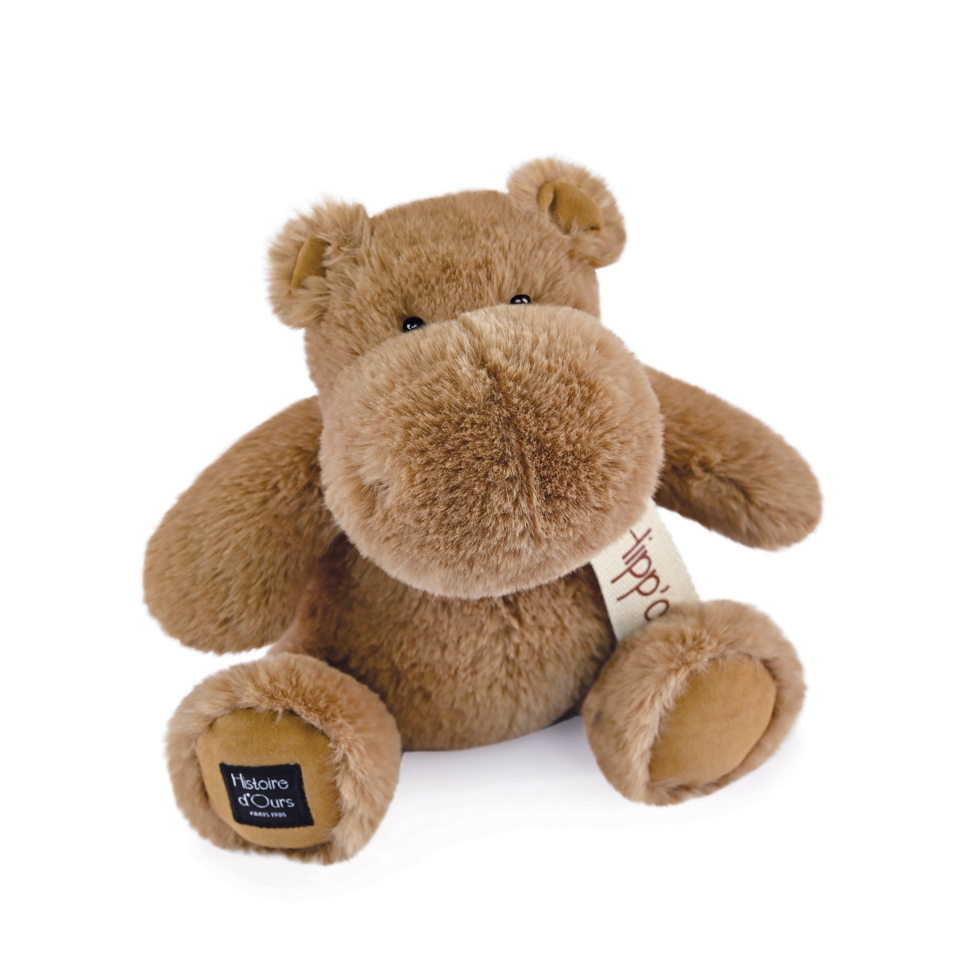 Histoire D’ours Hot Chocolate Hippo Plush