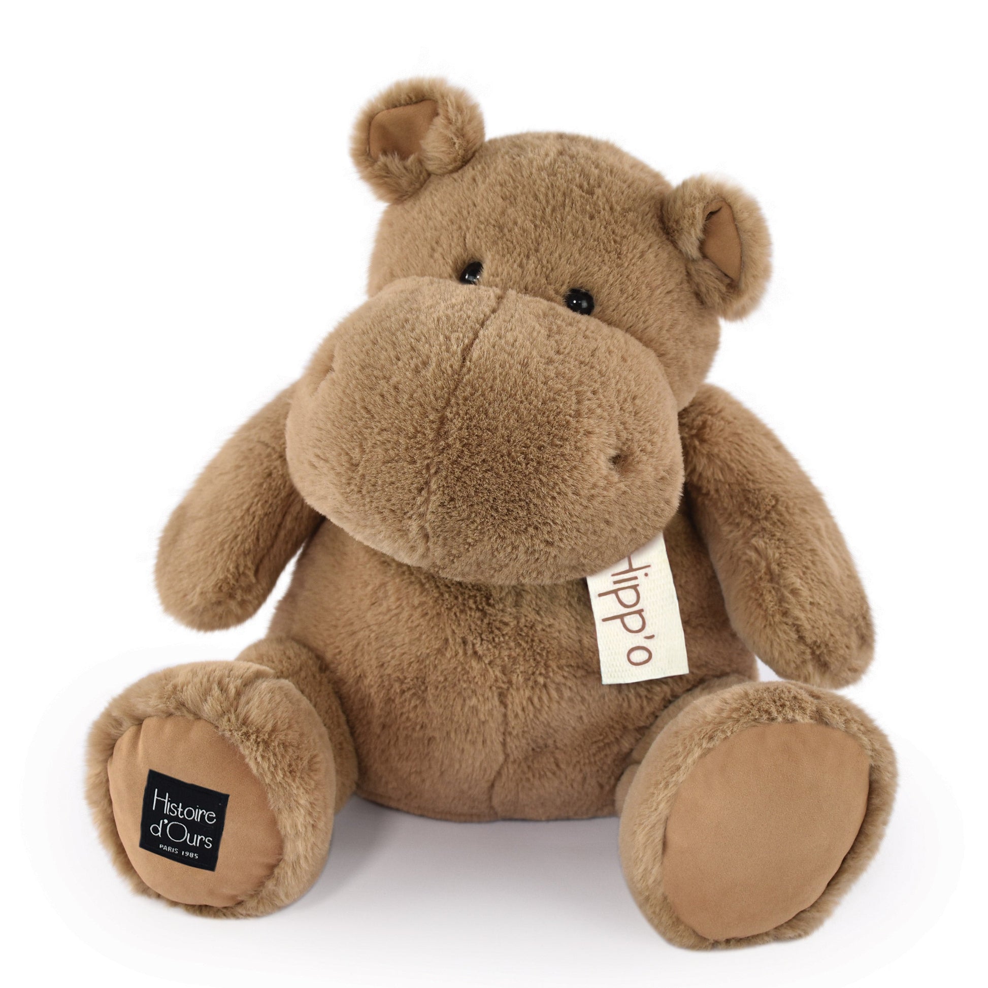 Histoire D’ours Hot Chocolate Hippo Plush