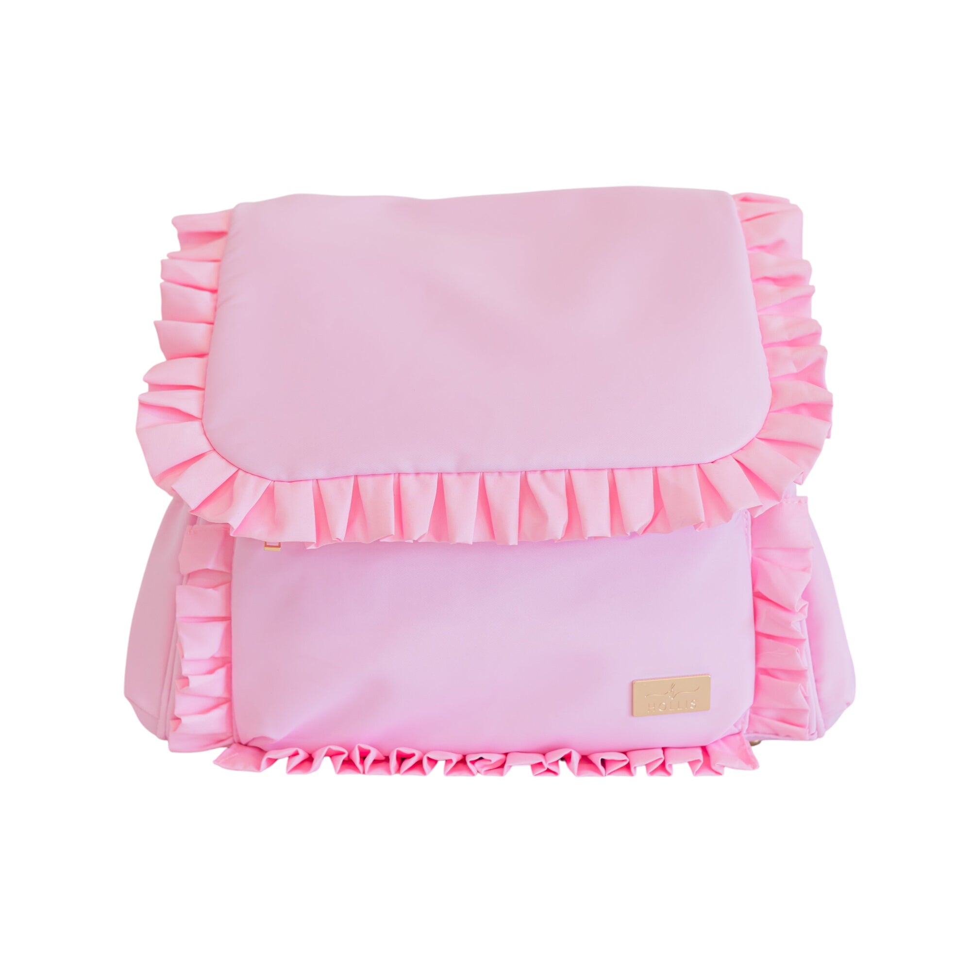 Ruffled Nylon Diaper Bag