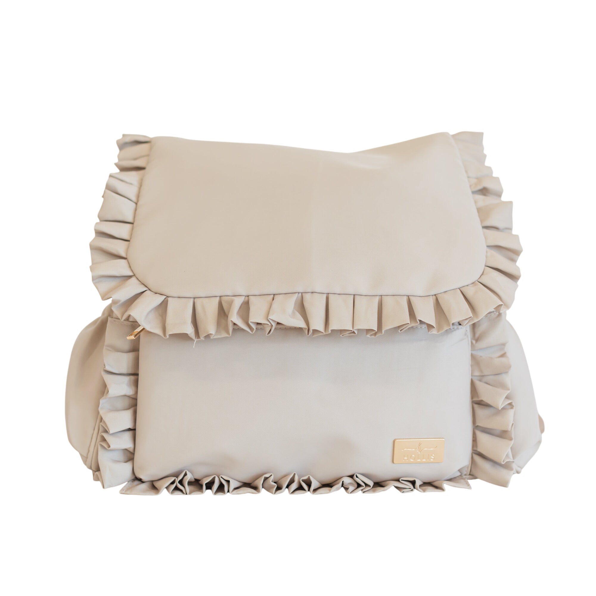 Ruffled Nylon Diaper Bag