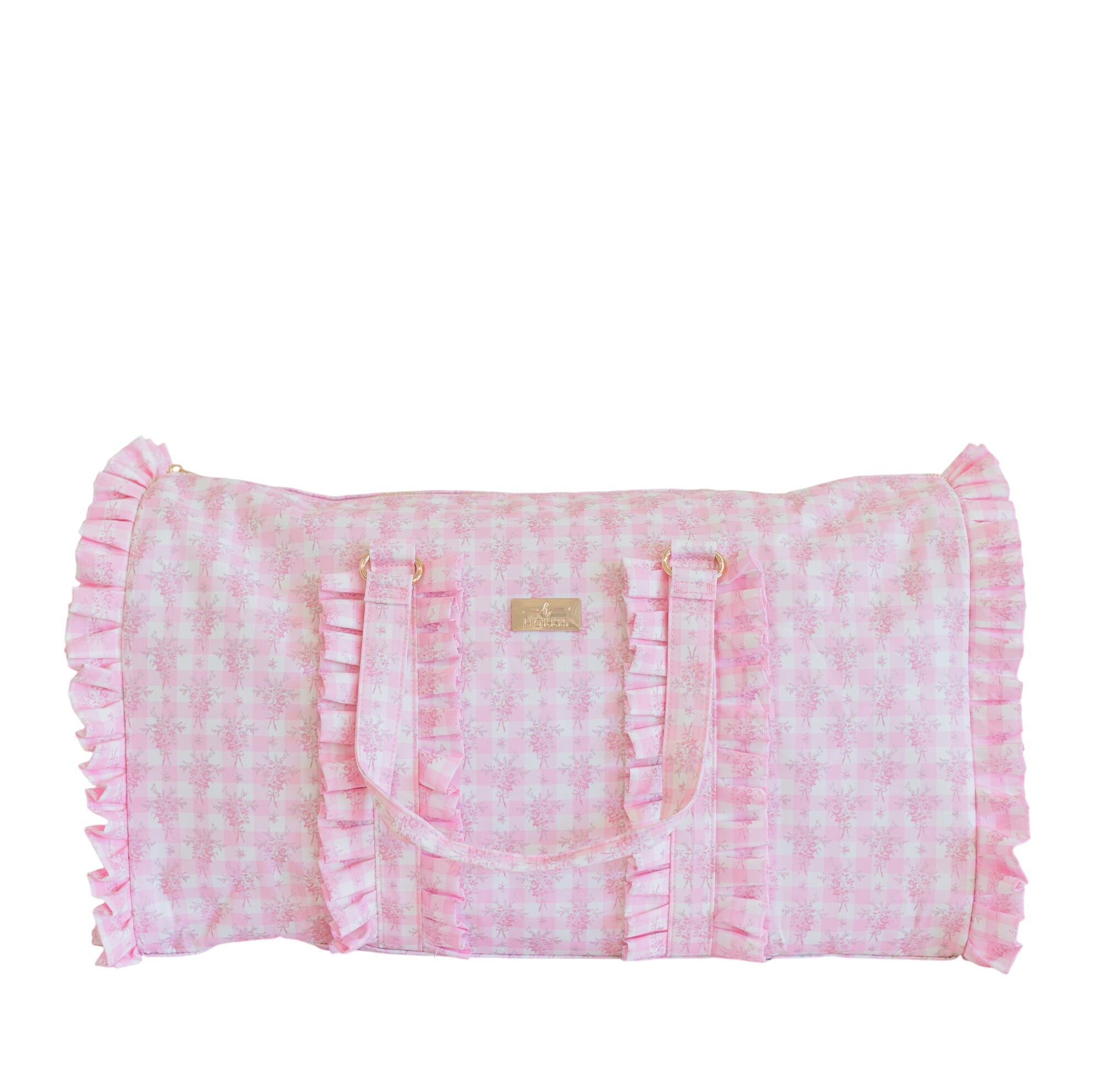 Ruffled Nylon Weekender