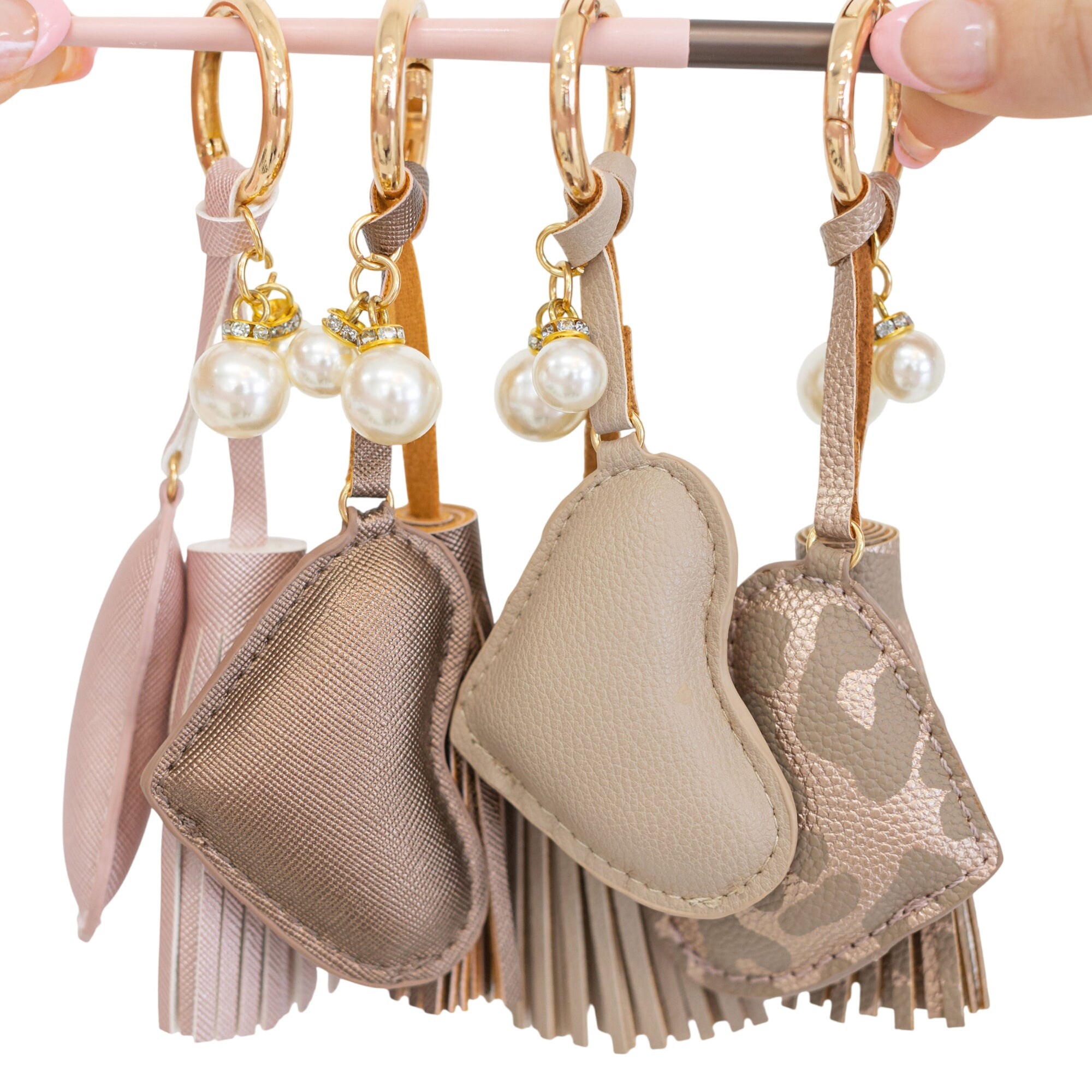 Dusti Rose Heart Keychain