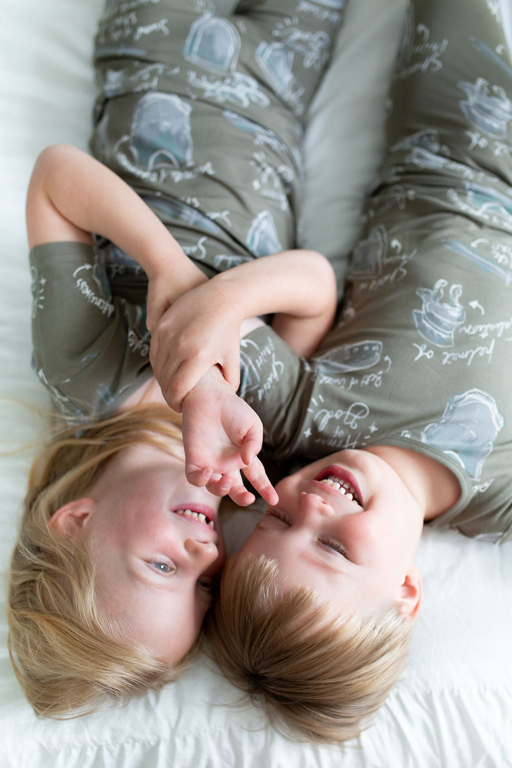 Armor Of God Green Pj Short Sleeve & Pants Set Bamboo