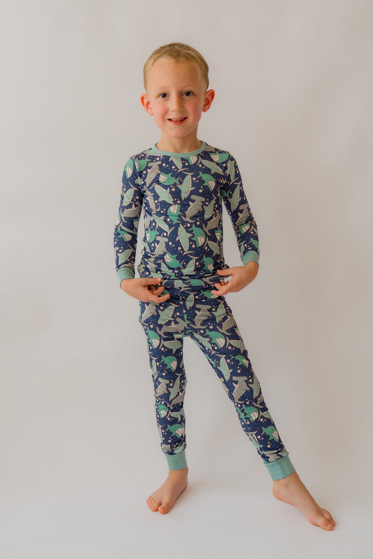 Sharks 2 Piece Pj's