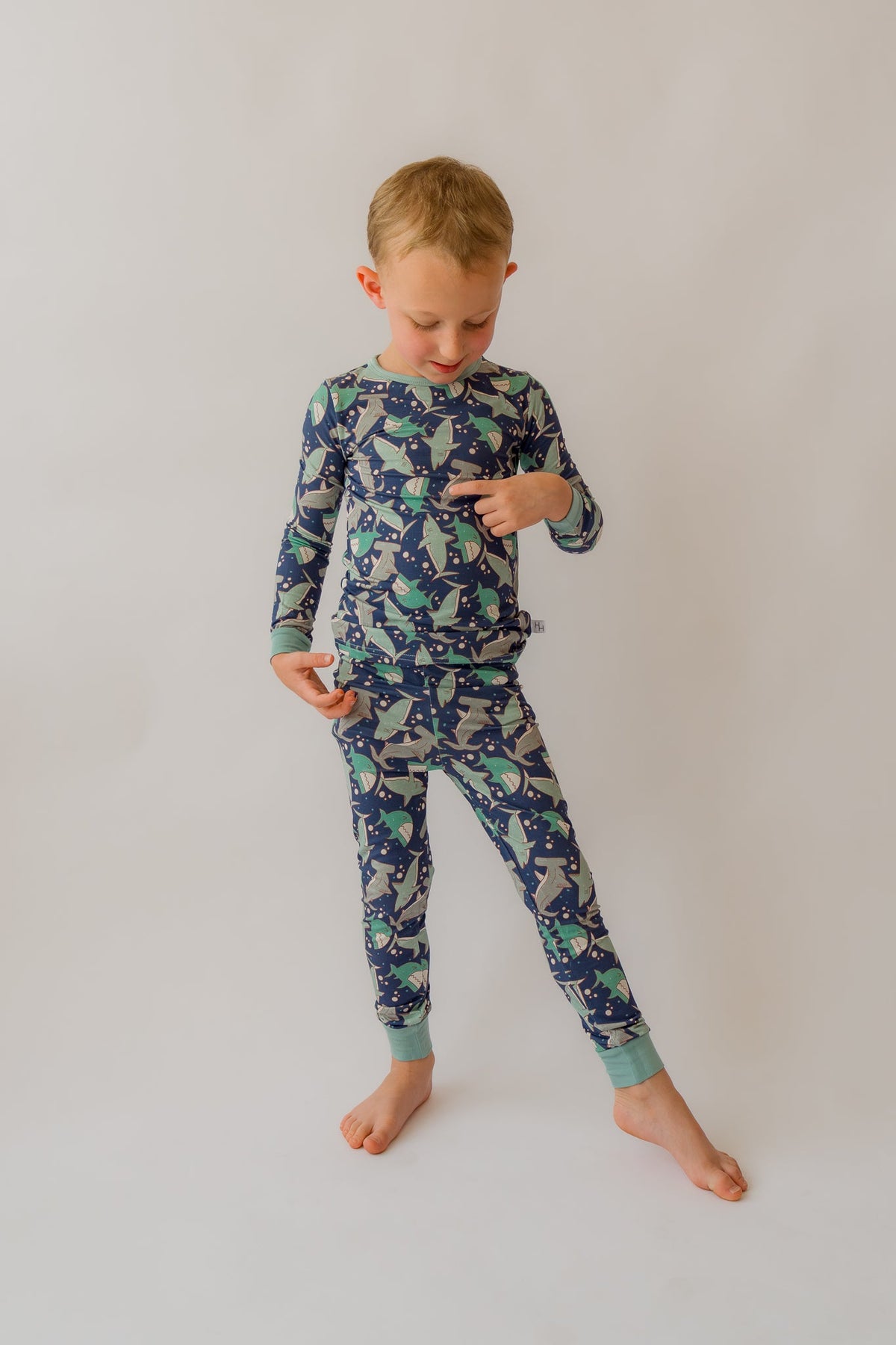 Sharks 2 Piece Pj's
