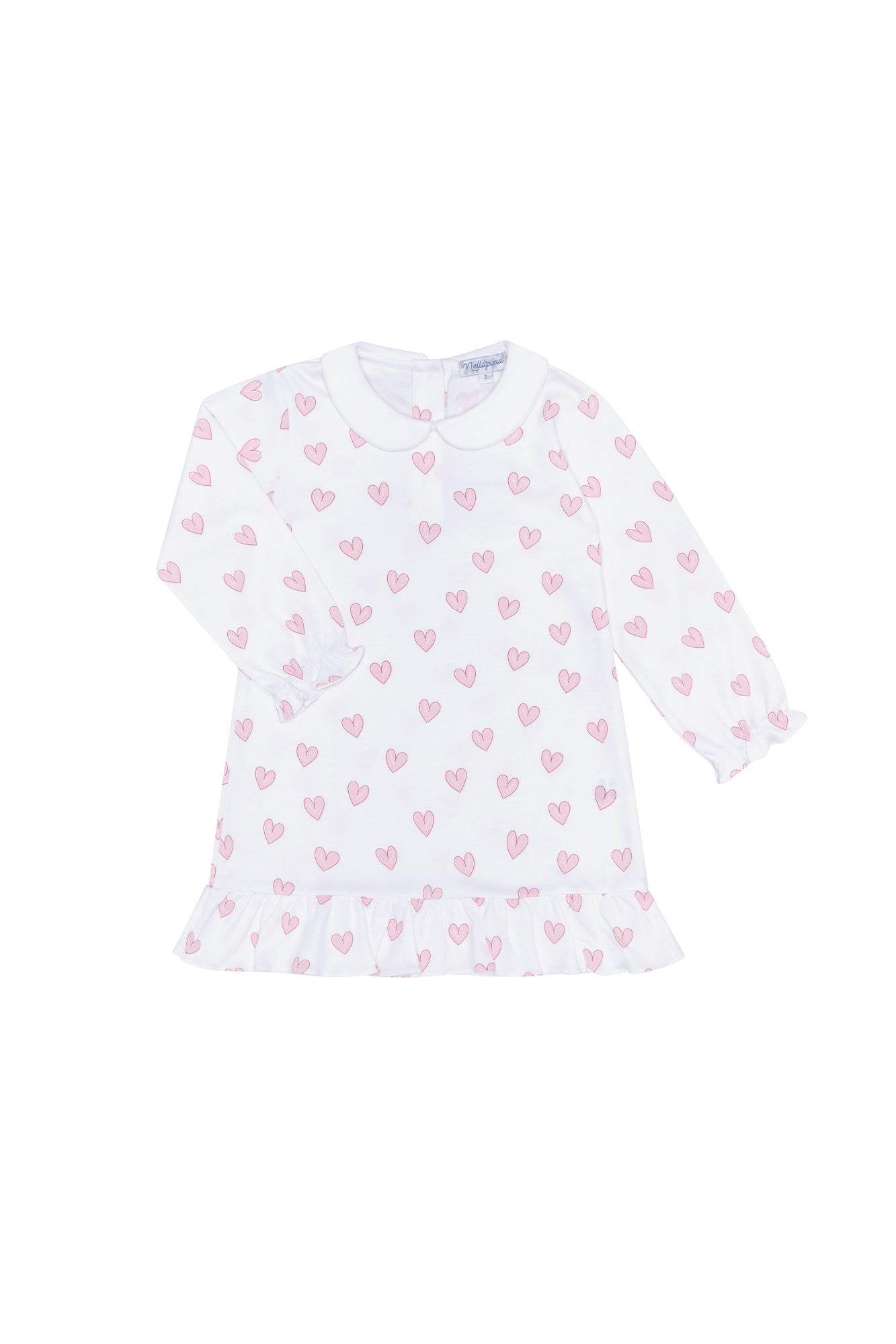 Pink Heart Print Long Sleeve Playtime