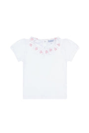 Pink Heart Print Tee