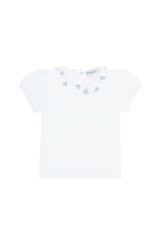 Blue Heart Print Tee