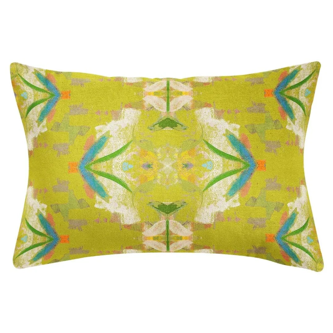 English Garden Citron Pillows By Laura Park - 14x20