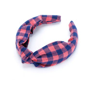 Girls Headband- Classic Plaid (age 3-12y)