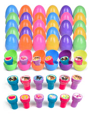 Easter Eggs With Horse Stampers- 36 Pack