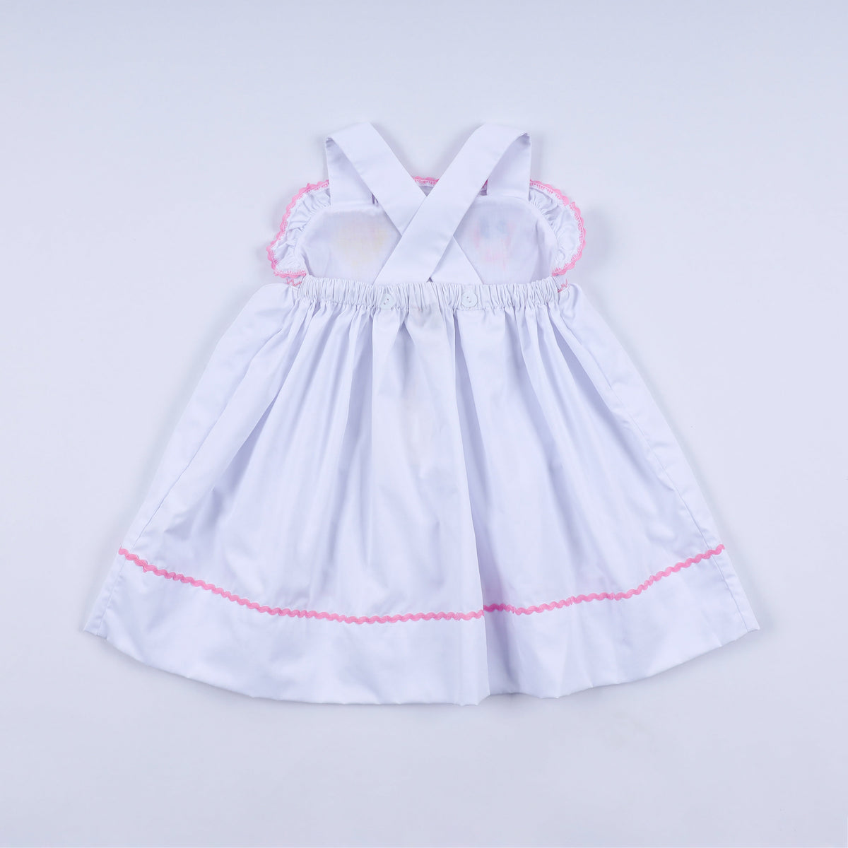 White Character Ruffle Dress