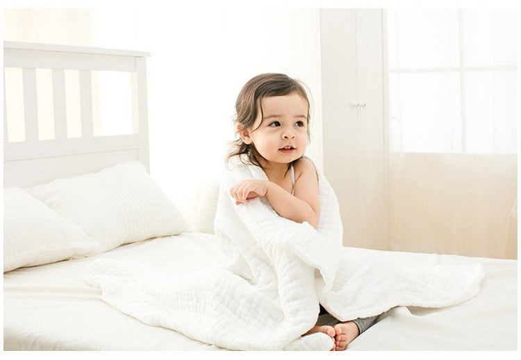 [ultra-soft] Six Layer Organic Cotton Muslin Quilt Throw Blanket Large