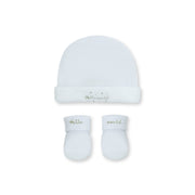 Hello World Pima Cotton Set X2, White