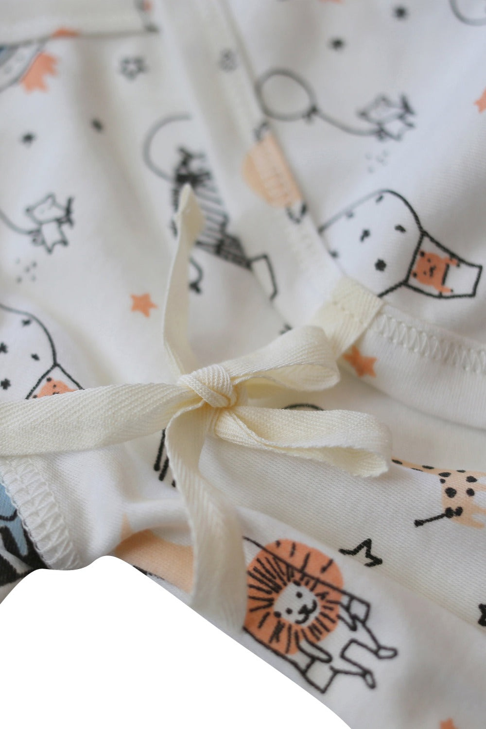 Space Print Baby Kimono Onesie