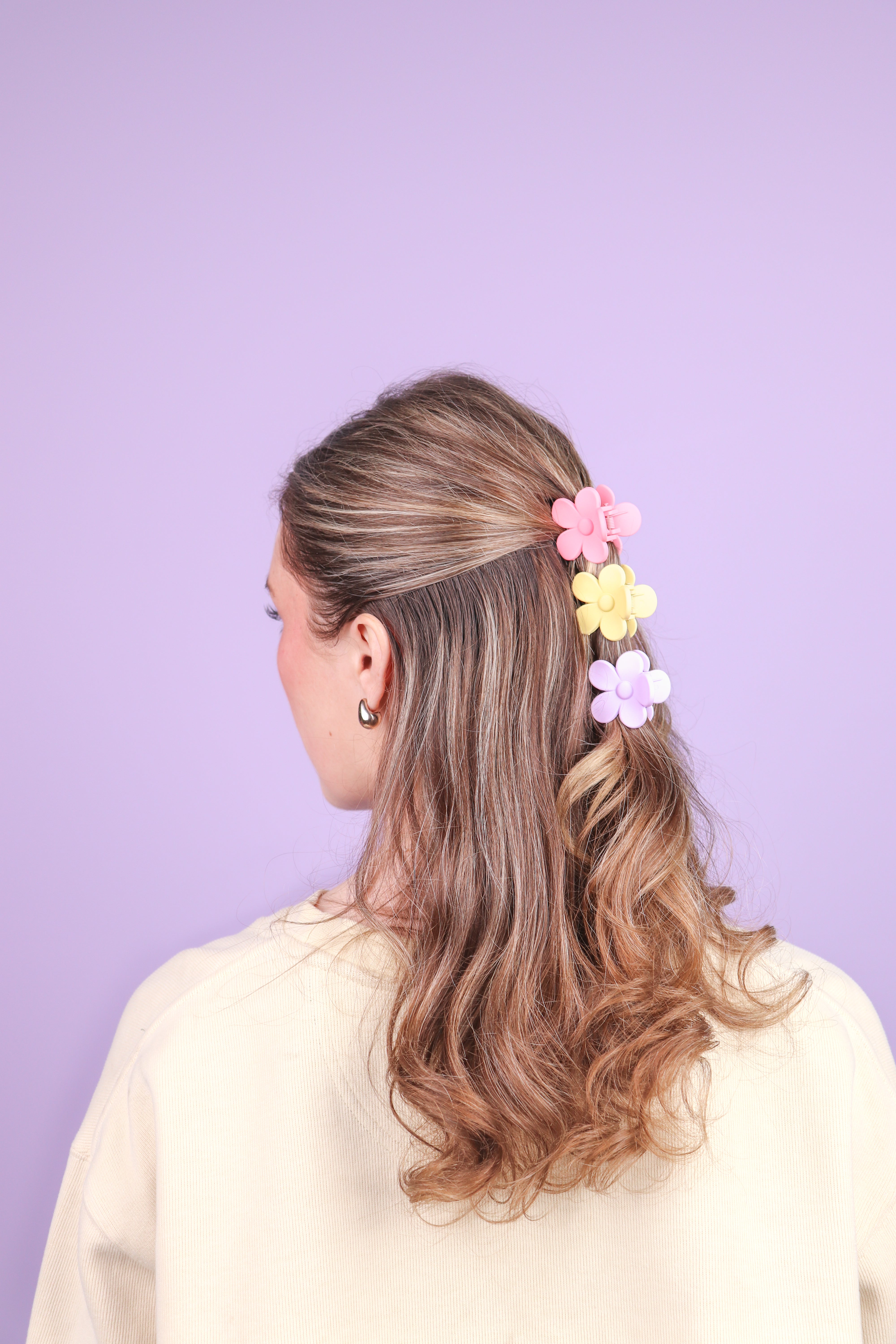Flower Claw Clips