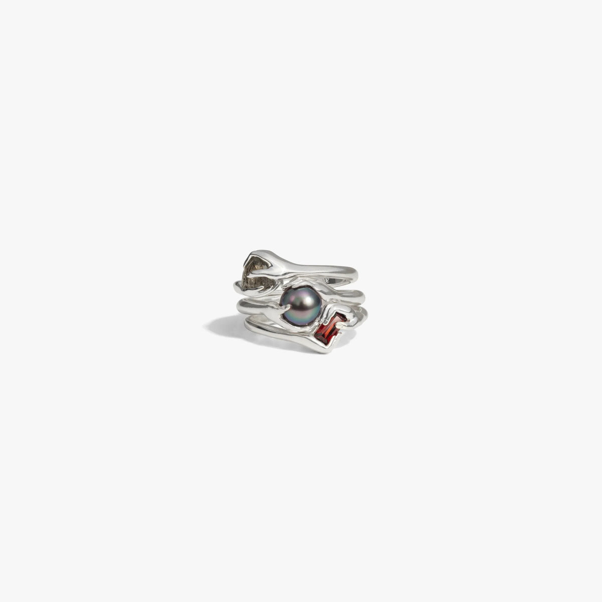 Hands Of Fate Gemstone Ring Set