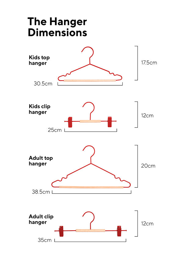 Kids Top Hangers In Poppy