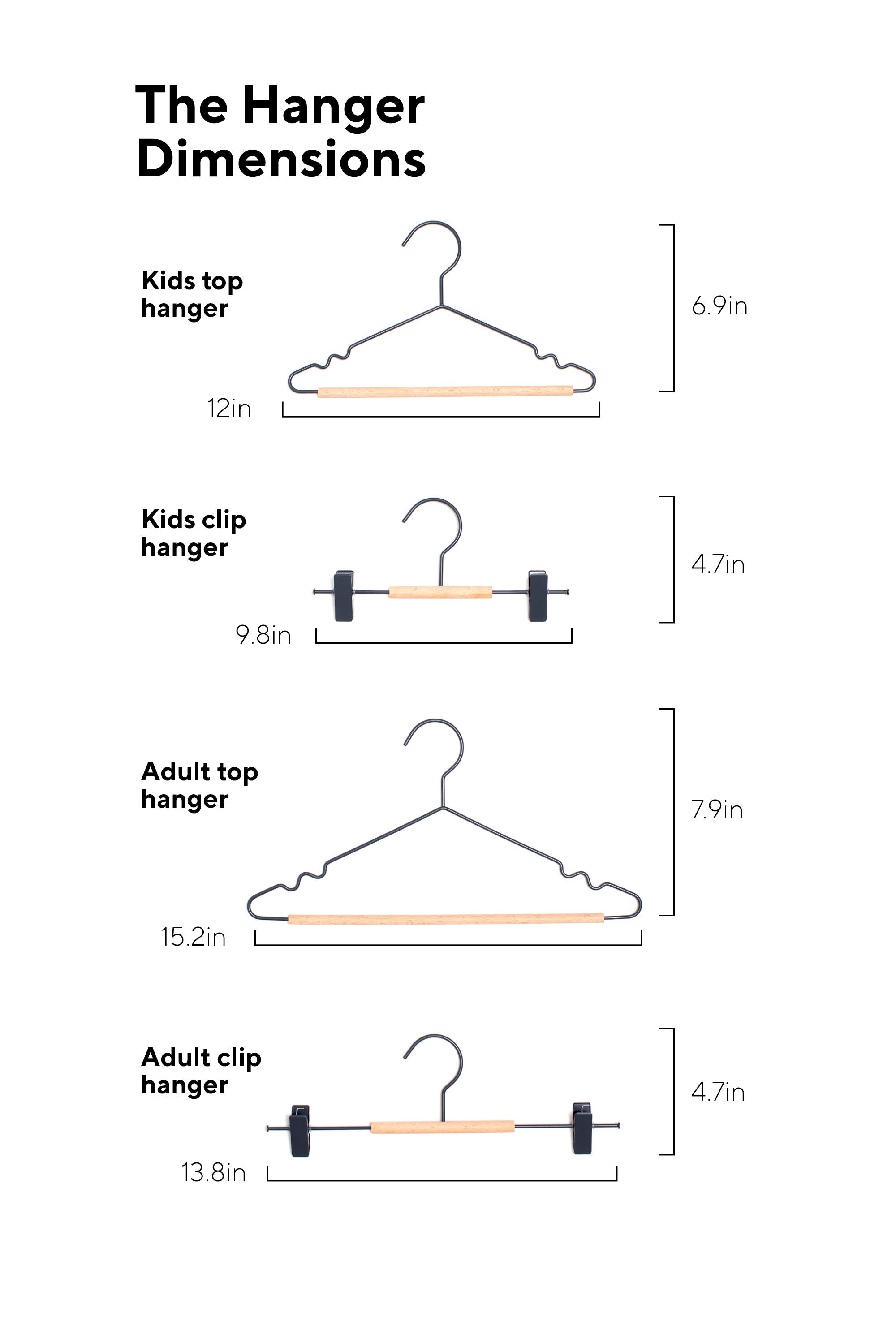 Kids Top Hangers In Slate